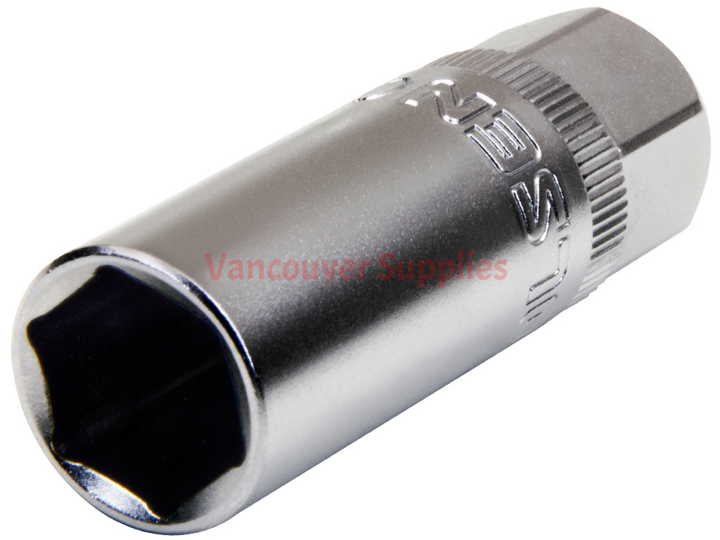 Tolsen 5 8inch 16mm Spark Plug 3 8 Drive Socket Chrome Vanadium
